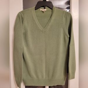 St.Johns Bay green knit sweater size medium